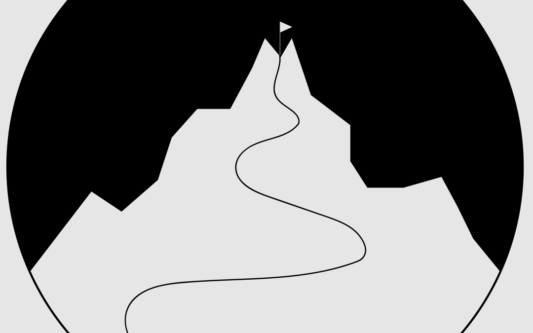 Het leven is net als het beklimmen van een berg